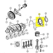 Simering klikové hřídele,zadni 68024410AA Jeep Wrangler JK,Liberty  2.8L CRD
